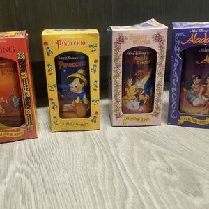 Set of 4 Burger King 1994 Disney Collector Series